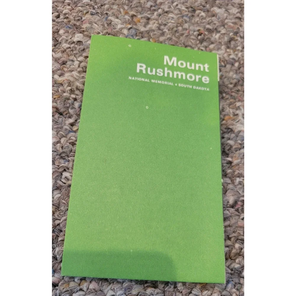 Vtg 1960s Mount Rushmore‎ Ephemera Brochure Travel Guide Souvenir